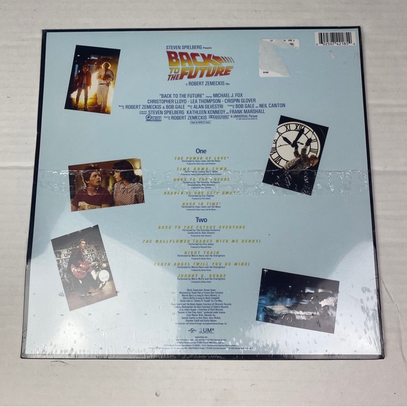 Back To The Future Soundtrack Vinyl Record 12” 80s Music Collectible Walmart - Picture 2 of 6